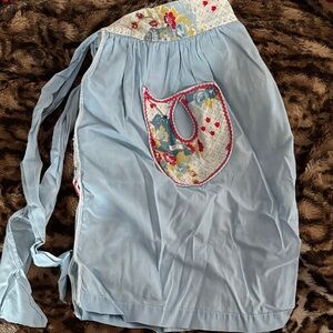 Vintage reversible apron